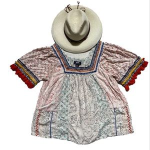 Maeve Paolina Tasseled Blouse.